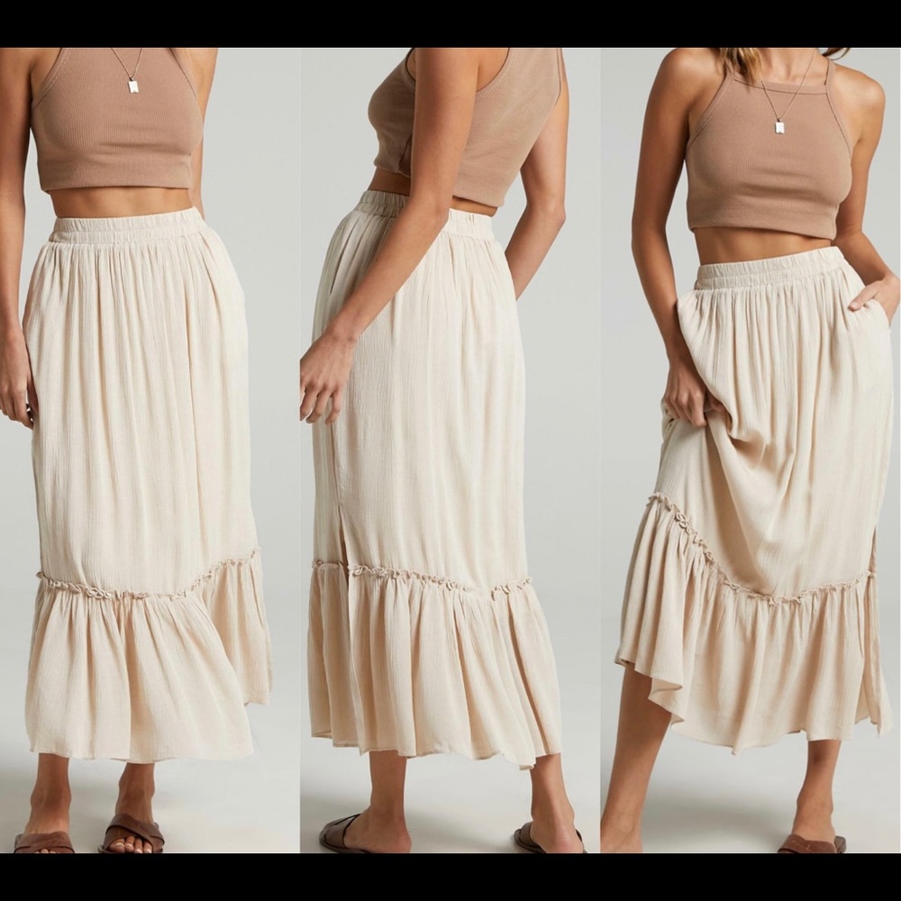 ShowPo “What a Vision Skirt” in mocha